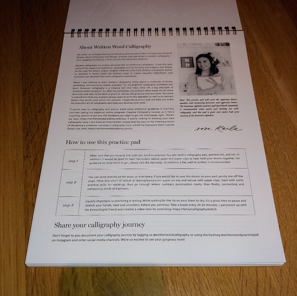 Calligraphy Practice pad - Picture 3 of 4